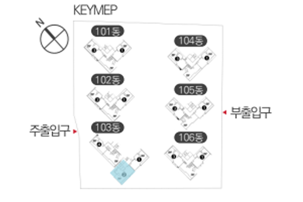 84㎡ B 타입 키맵